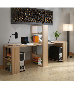 Bàn gỗ 126.3 - Gỗ MDF (DxRxC) 2100 x 550 x 1200 mm